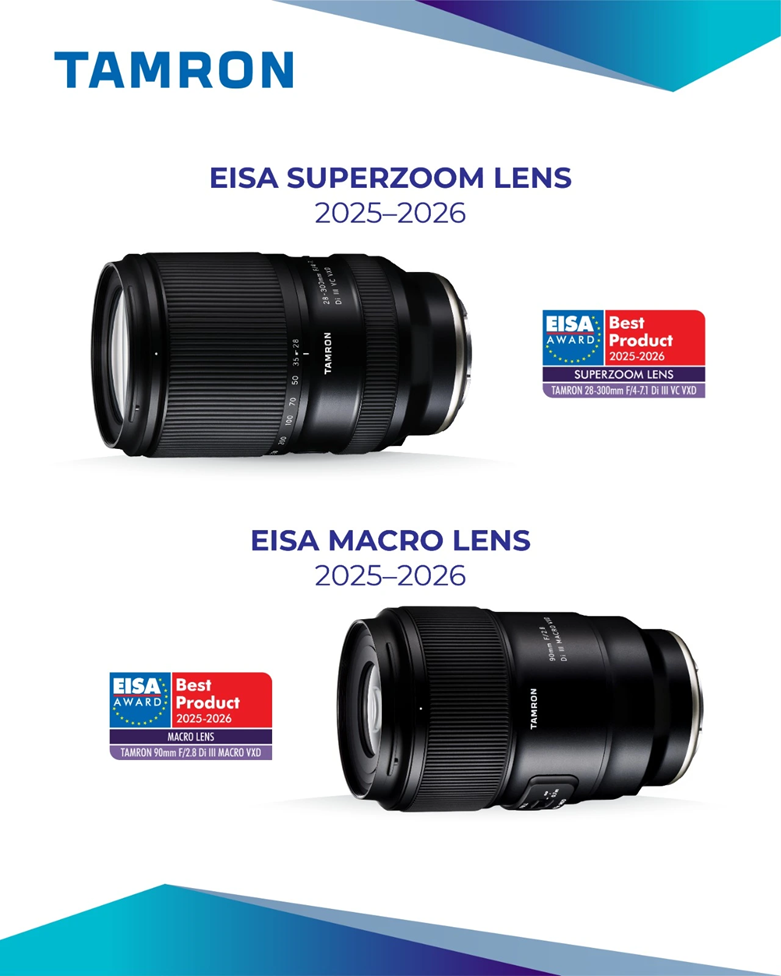 TAMRON Raih Dua Penghargaan EISA 2025 – 2026!