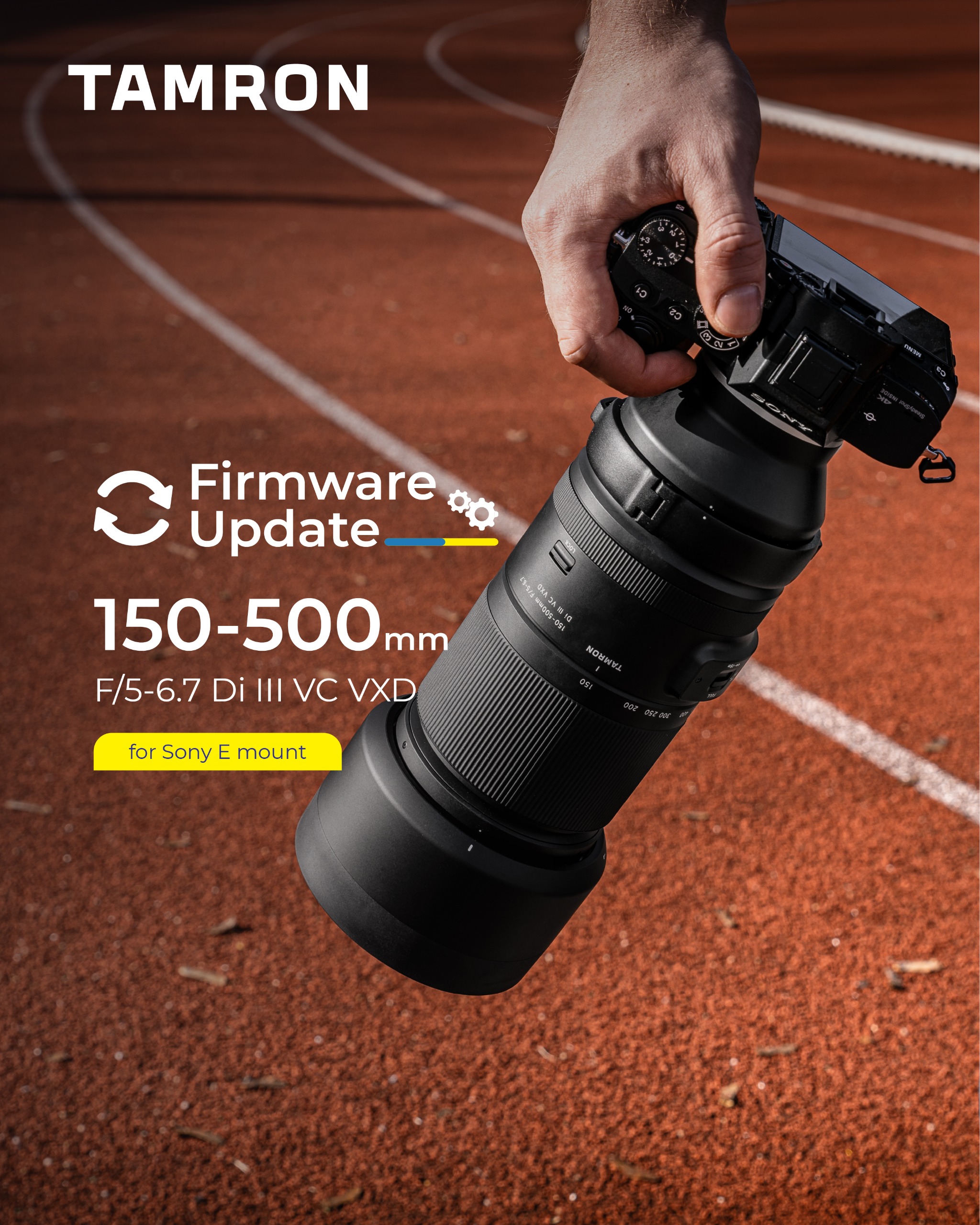 TAMRON Firmware Update (Ver.4) 150-500mm F5-6.7 VC (Model A057)